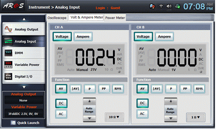 VoltAndAmpereMeter