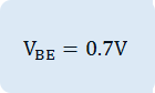 V_E=V_B-V_BE