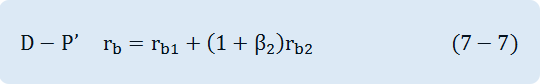 D-P’ r_b=r_b1+(1+β_2)r_b2