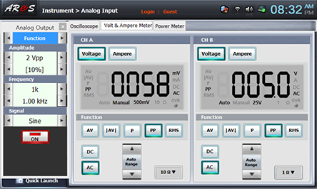 VoltAndAmpereMeter